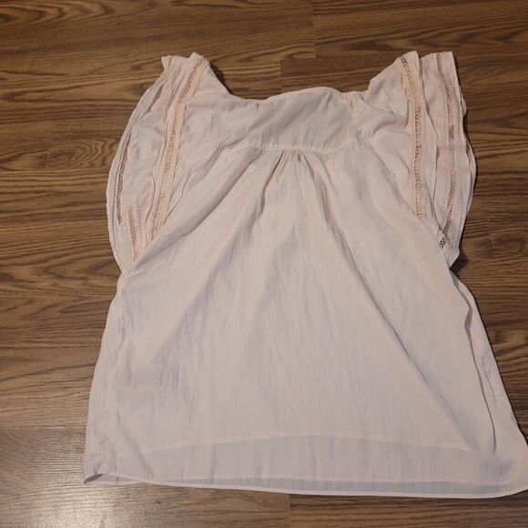 Pale Pink Blouse with Flutter Sleeves by Philosophy - Picture 8 of 8